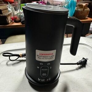 Milk Frother, 4-in-1 Electric Milk Steamer Instant Pot, 10oz/295ml Automatic Hot